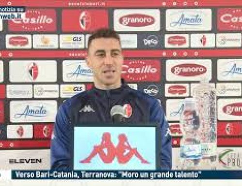 Calcio – Verso Bari-Catania, Terranova: “Moro un grande talento”