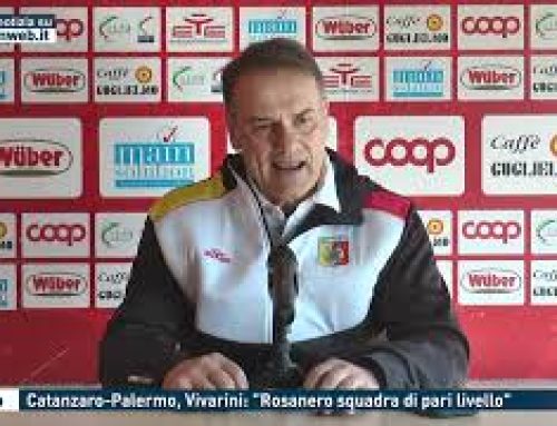 Calcio – Catanzaro-Palermo, Vivarini: “Rosanero squadra di pari livello”