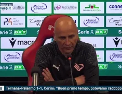 Serie B – Ternana-Palermo 1-1, Corini:” Buon primo tempo, potevamo raddoppiare”