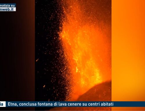 Catania. Conclusa la fontana di lava, cenere sui centri abitati