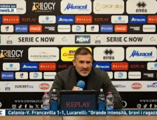 Serie C – Catania-V.Francavilla 1-1, Lucarelli: “Grande intensità, bravi i ragazzi”