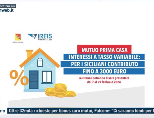 Palermo – Oltre 32mila richieste per bonus caro mutui, Falcone: “Ci saranno fondi per tutti”