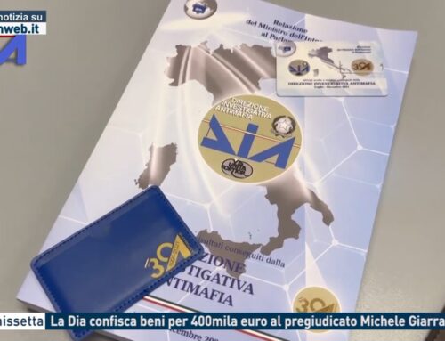 Caltanissetta – La Dia confisca beni per 400mila euro al pregiudicato Michele Giarratana