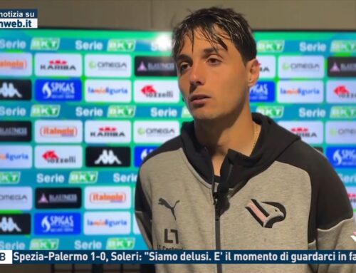 Serie B – Spezia-Palermo 1-0, Soleri: “Siamo delusi. E’ il momento di guardarci in faccia”