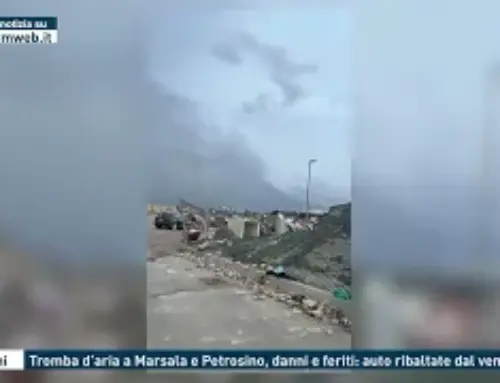 Trapani – Tromba d’aria a Marsala e Petrosino, danni e feriti: auto ribaltate dal vento