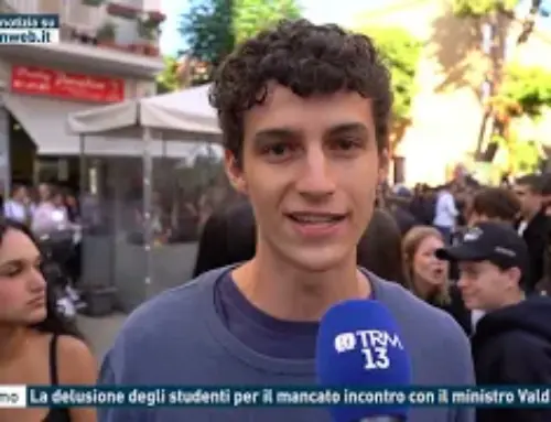 Palermo – La delusione degli studenti per il mancato incontro con il ministro Valditara